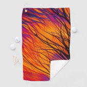 Künstlerische Baumzweige Golfhandtuch (Insitu)