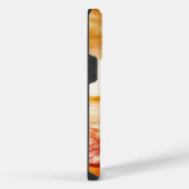 Künstlerische Beachszene iPhone Hülle (Rechte Seite)