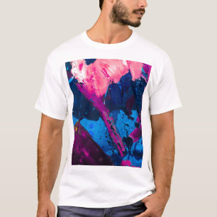 Künstlerische bemalte Textur, modernes Dekor. T-Shirt