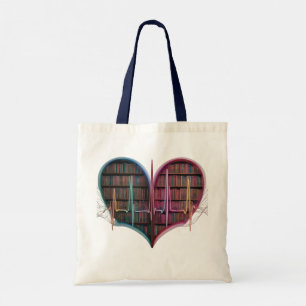 Künstlerische Bibliotheks-Serien-Tasche - Premium- Tragetasche