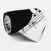 Künstlerische Blatt-Musik Krawatte (Gerollt)