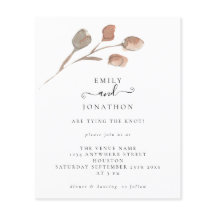 Künstlerische Blätter zum Hochzeitsschreiben