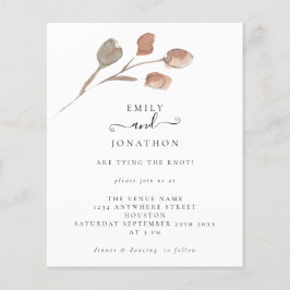 Künstlerische Blätter zum Hochzeitsschreiben