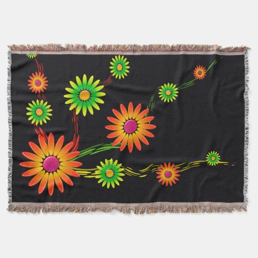 Künstlerische Blume Decke (Vorderseite)