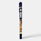 Künstlerische Blume Design Phone Case (Rückseite / Links)