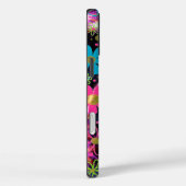 Künstlerische Blume Design Phone Case (Rückseite / Rechts)