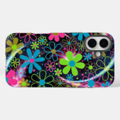 Künstlerische Blume Design Phone Case (Rückseite (Horizontal))