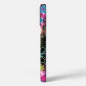 Künstlerische Blume Design Phone Case (Rückseite / Links)