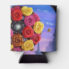 Künstlerische Blume Dosenkühler