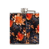 Künstlerische Blume Flachmann (Rückseite)