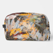 Künstlerische Blume im Herbst Waschbeutel (Vorderseite)