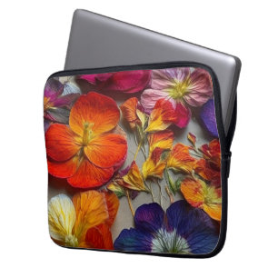 Künstlerische Blume Laptopschutzhülle