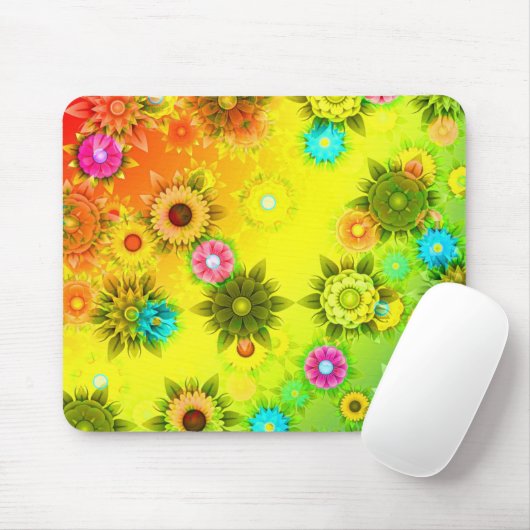 Künstlerische Blume Mousepad (Mit Mouse)