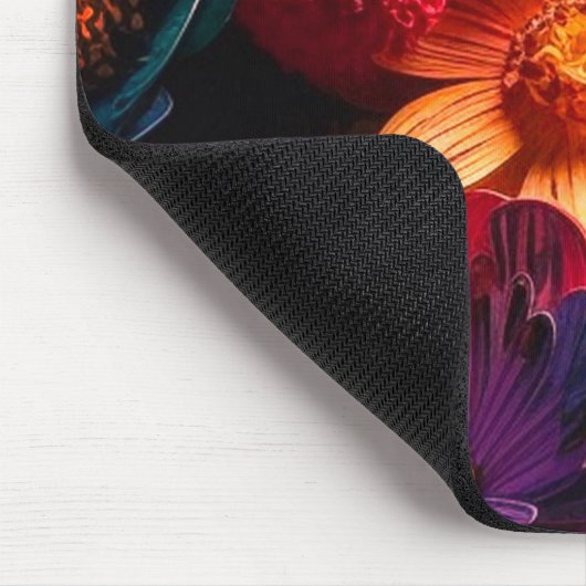 Künstlerische Blume Mousepad (Ecke)