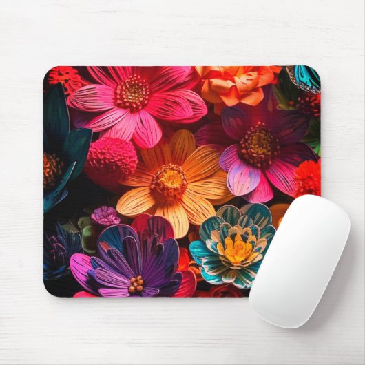 Künstlerische Blume Mousepad (Mit Mouse)
