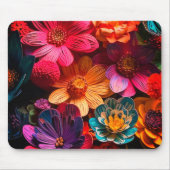 Künstlerische Blume Mousepad (Vorne)