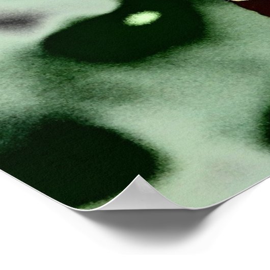 Künstlerische Blume Poster (Ecke)