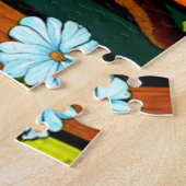 Künstlerische Blume Puzzle (Seite)