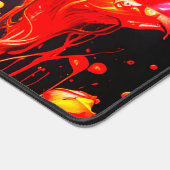 Künstlerische Blume Schreibtischunterlage (Ecke)