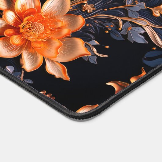 Künstlerische Blume Schreibtischunterlage (Ecke)