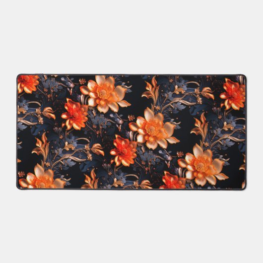 Künstlerische Blume Schreibtischunterlage (Vorderseite)