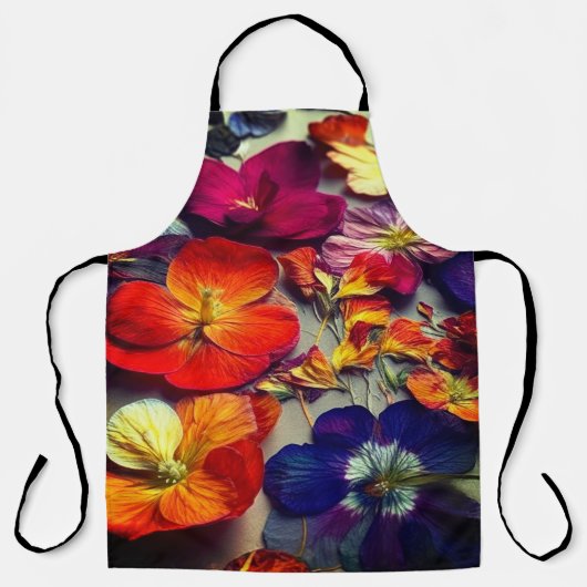 Künstlerische Blume Schürze (Vorderseite)