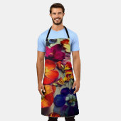 Künstlerische Blume Schürze (Getragen)