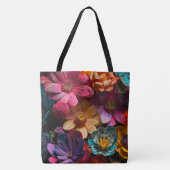 Künstlerische Blume Tasche (Vorderseite)