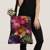 Künstlerische Blume Tasche (Von Nahem)