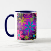 Künstlerische Blume Tasse (Links)