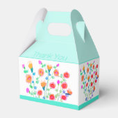 Künstlerische Blüte Geschenkschachtel (Rückseite)