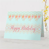 Künstlerische Blütenfarbe Karte (Gelbe Blume)