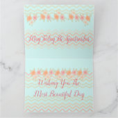 Künstlerische Blütenfarbe Karte (Innenseite)