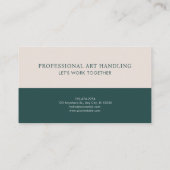 Künstlerische Bohemische Wildblume Folklore Kunst Visitenkarte (Rückseite)