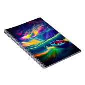 Künstlerische Bootszene Notizblock (Rechte Seite)