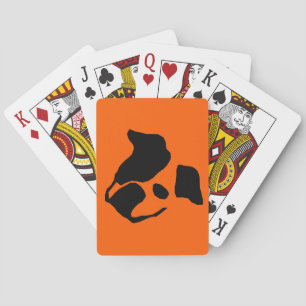 Künstlerische Bulldogge Spielkarten