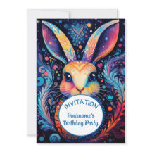 Künstlerische Bunny Colorful