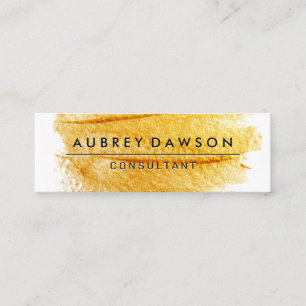 künstlerische Bürste Mini Visitenkarte