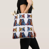 Künstlerische Cat Lover Tasche (Von Nahem)