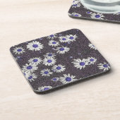 Künstlerische Daisies Getränkeuntersetzer (Linke Seite)