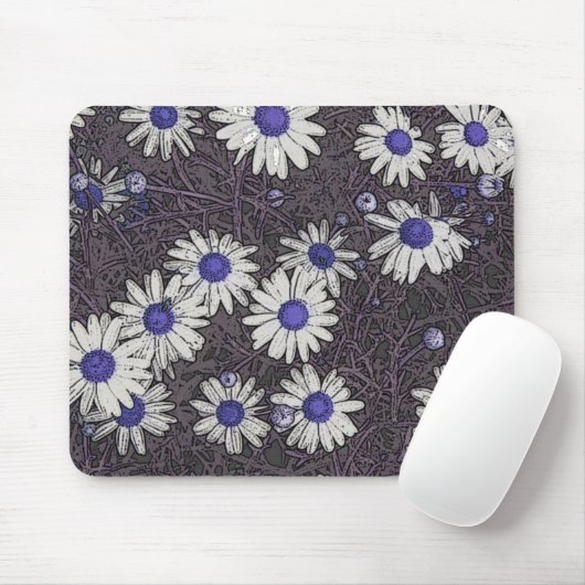 Künstlerische Daisies Mousepad (Mit Mouse)
