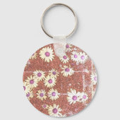Künstlerische Daisies Schlüsselanhänger (Vorderseite)