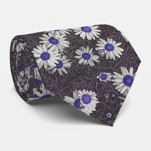 Künstlerische Daisis Custom Krawatte (Gerollt)