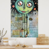 Künstlerische Damen 10 Poster (Küche)