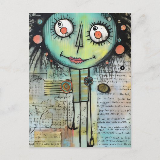 Künstlerische Damen 10 Postkarte (Vorderseite)