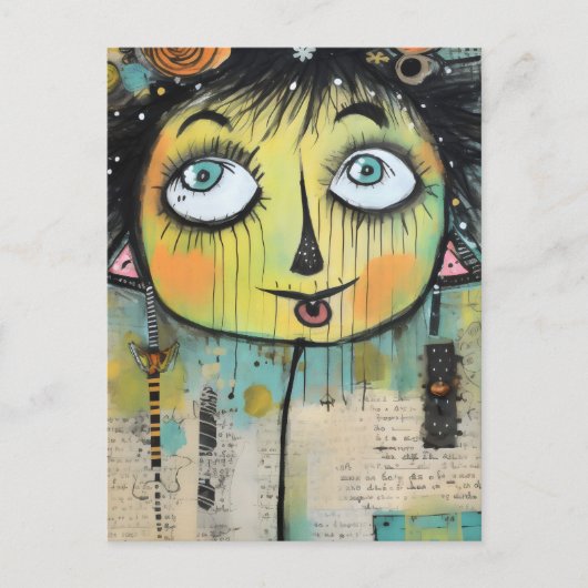 Künstlerische Damen 11 Postkarte (Vorderseite)