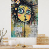 Künstlerische Damen 12 Poster (Küche)