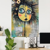 Künstlerische Damen 12 Poster (Heimbüro)