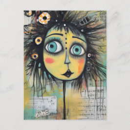 Künstlerische Damen 12 Postkarte