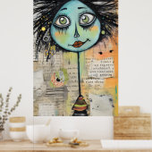 Künstlerische Damen 2 Poster (Küche)